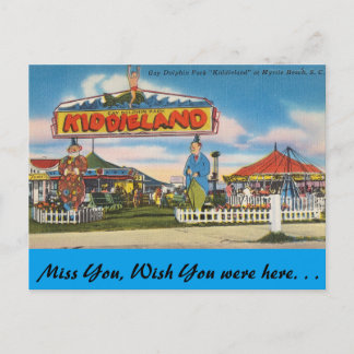 Cartão Postal South Carolina, Kiddieland, Myrtle Beach