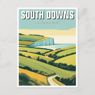 Cartão Postal South Downs National Park Viagem na Inglaterra