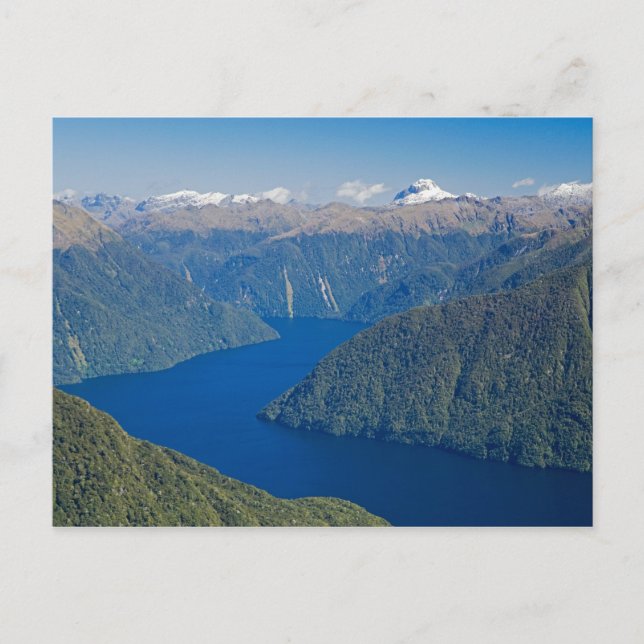 Cartão Postal South Fiord, Lake Te Anau, Fiordland National (Frente)