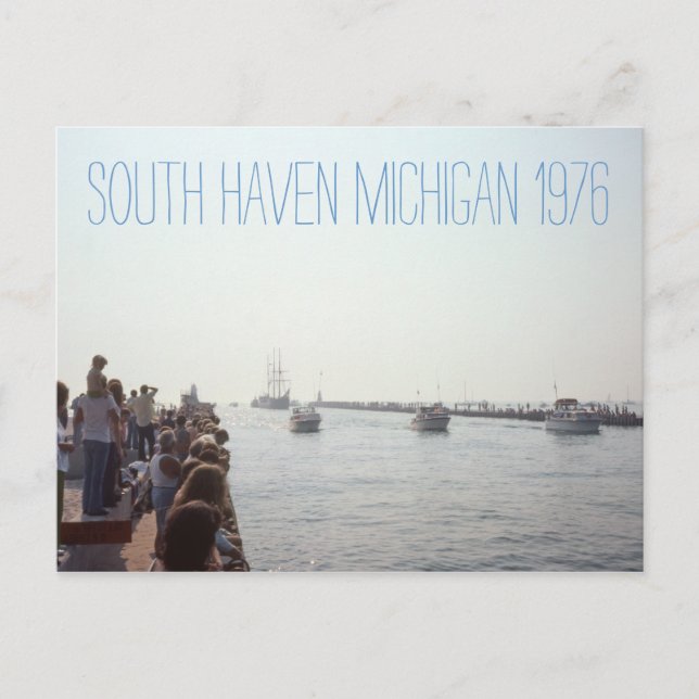 Cartão Postal South Haven Michigan 1976 (Frente)