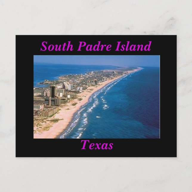 Cartão Postal South Padre Island Postcard (Frente)