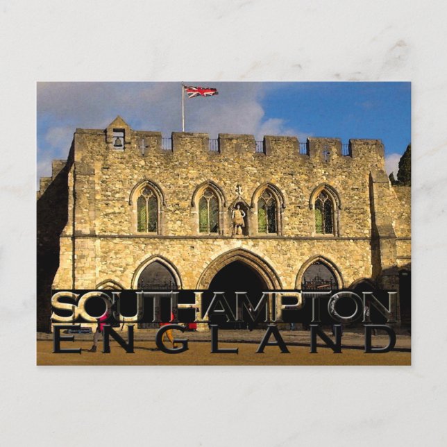 Cartão Postal Southampton (Frente)