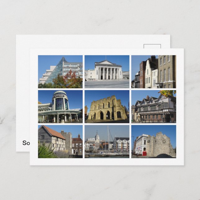 Cartão Postal Southampton (Frente/Verso)