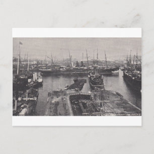 Cartão Postal Southampton Docks 1905