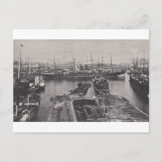Cartão Postal Southampton Docks 1905
