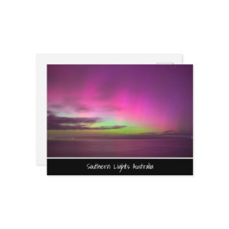 Cartão Postal Southern Lights Australia - Night Sky Photo
