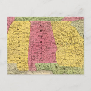 Cartão Postal Southern States, USA