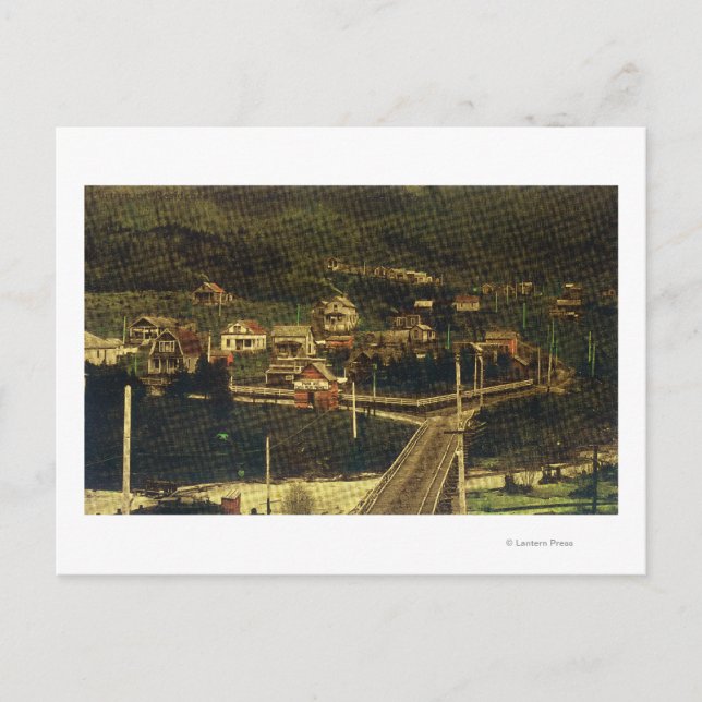 Cartão Postal Southern View of Portion of Residence District (Frente)