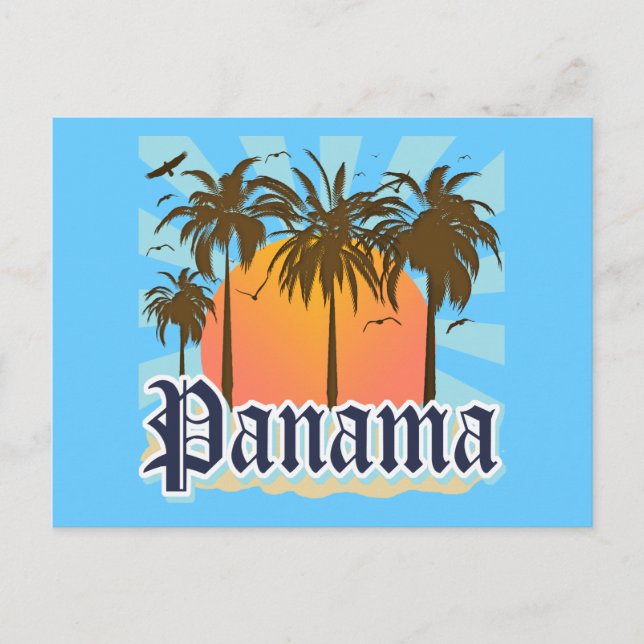 Cartão Postal Souvenir Cidade do Panamá (Frente)