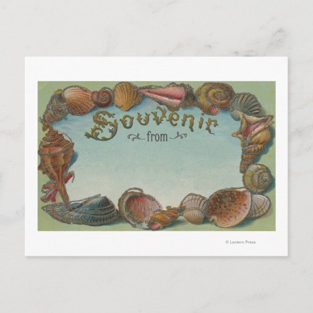 Cartão Postal Souvenir De #1 - Qualquer Cidade, Estado (Frente)