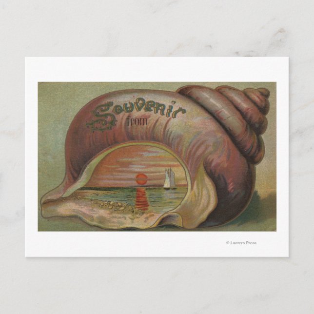 Cartão Postal Souvenir De #4 - Qualquer Cidade, Estado (Frente)