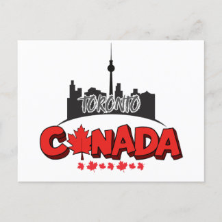 Cartão Postal Souvenir de Toronto Canadá