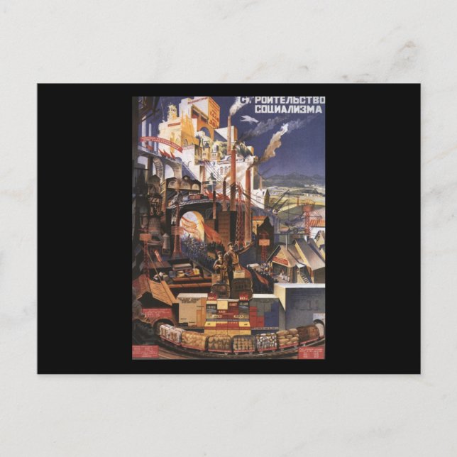 Cartão Postal soviético (Frente)