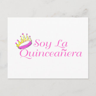 Cartão Postal Soy La Quinceanera