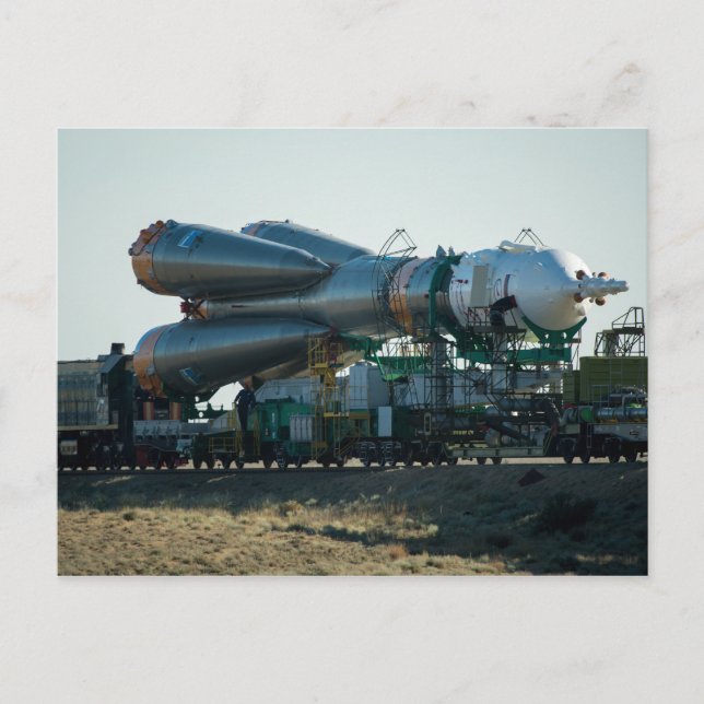 Cartão Postal Soyuz para o lançamento (Frente)