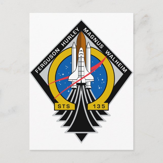 Cartão Postal Space Shuttle Atlantis (Frente)