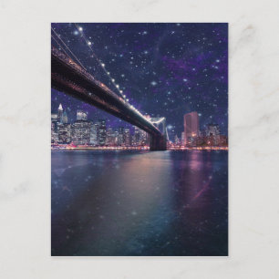Cartão Postal Spacey Manhattan Skyline