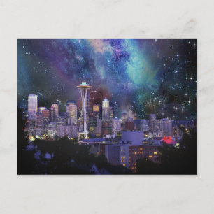 Cartão Postal Spacey Seattle