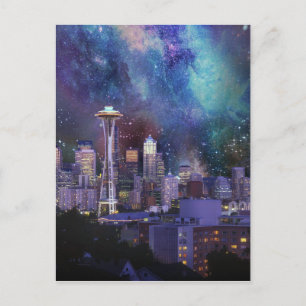 Cartão Postal Spacey Seattle