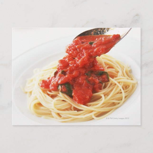 Cartão Postal Spaghetti Pomodoro (Frente)