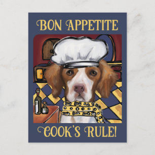 Cartão Postal Spaniel Bretão