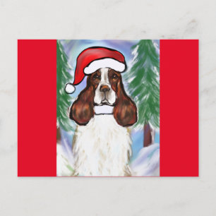 CARTÃO POSTAL SPANIEL DE SPRINGER INGLÊS