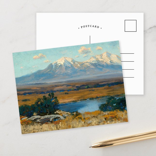 Cartão Postal Spanish Peaks, CO | Charles Partridge Adams (Criador carregado)