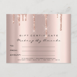 Cartão Postal Spark de Ativação de Extensão de Lashes de Cert