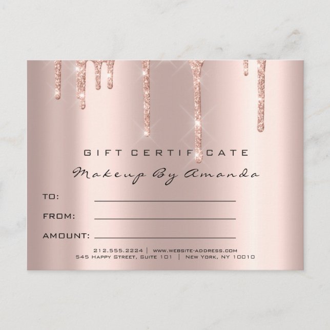 Cartão Postal Spark de Ativação de Extensão de Lashes de Certifi (Frente)