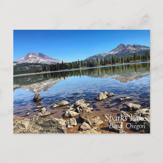 Cartão Postal Sparks Lake, Oregon (Frente)