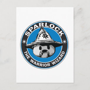 Cartão Postal Sparlock: Assistente do Guerreiro