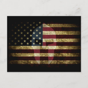Cartão Postal Spartan Americano
