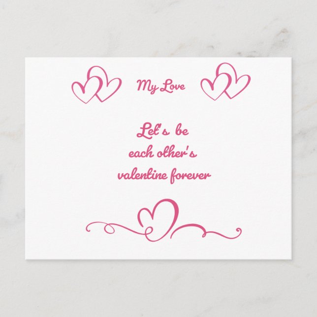 Cartão Postal Special message for spacial one.....  (Frente)