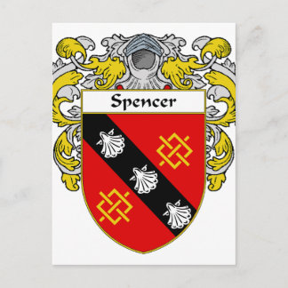 Cartão Postal Spencer Casaco de Braços/Agregado Familiar (Mantle
