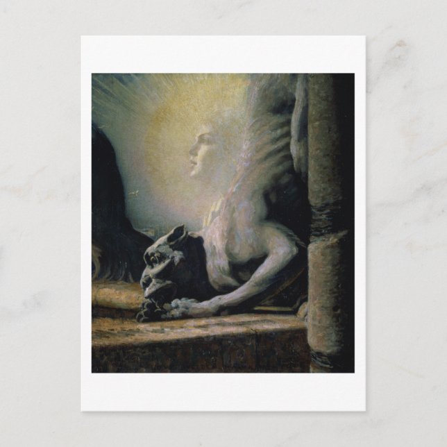 Cartão Postal Sphinx e Chimera, 1906 (óleo na canvas) (Frente)