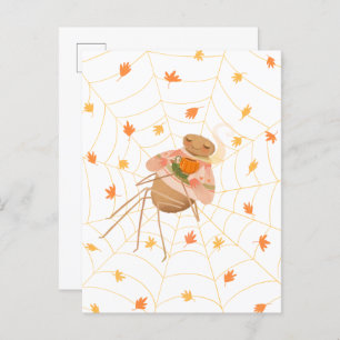 Cartão Postal Spice Cozy Spice Spice Pumpkin Halloween