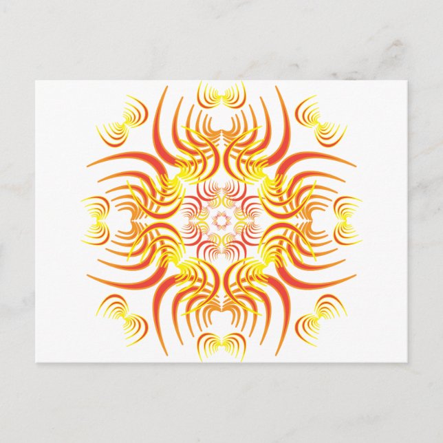 Cartão Postal Spikes Flame (Frente)