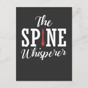 Cartão Postal Spine Whisperer Chiropractor Engraçado Ortopédico