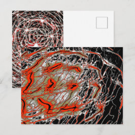 Cartão Postal Spiral Art Card