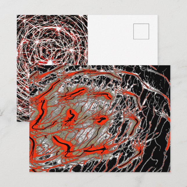 Cartão Postal Spiral Art Card (Frente/Verso)