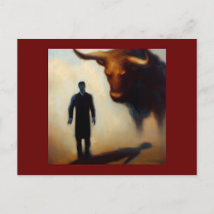 Cartão Postal Spirit Animal Bull 1