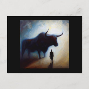 Cartão Postal Spirit Animal Bull 2