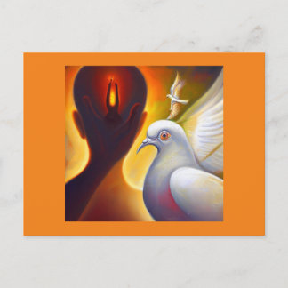 Cartão Postal Spirit Animal Dove 4