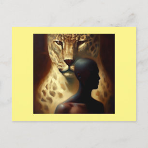 Cartão Postal Spirit Animal Jaguar 1