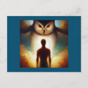 Cartão Postal Spirit Animal Owl 1