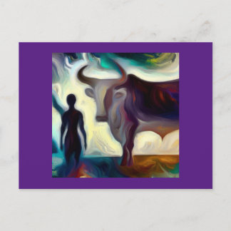 Cartão Postal Spirit Animal Ox 3