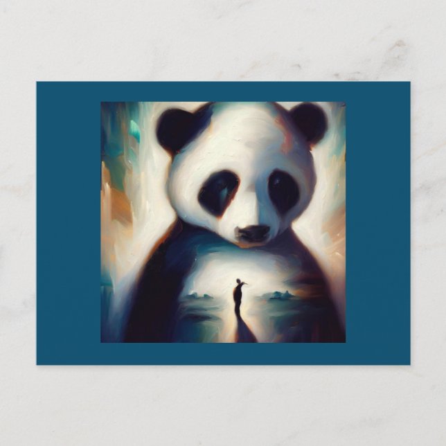 Cartão Postal Spirit Animal Panda 1 (Frente)