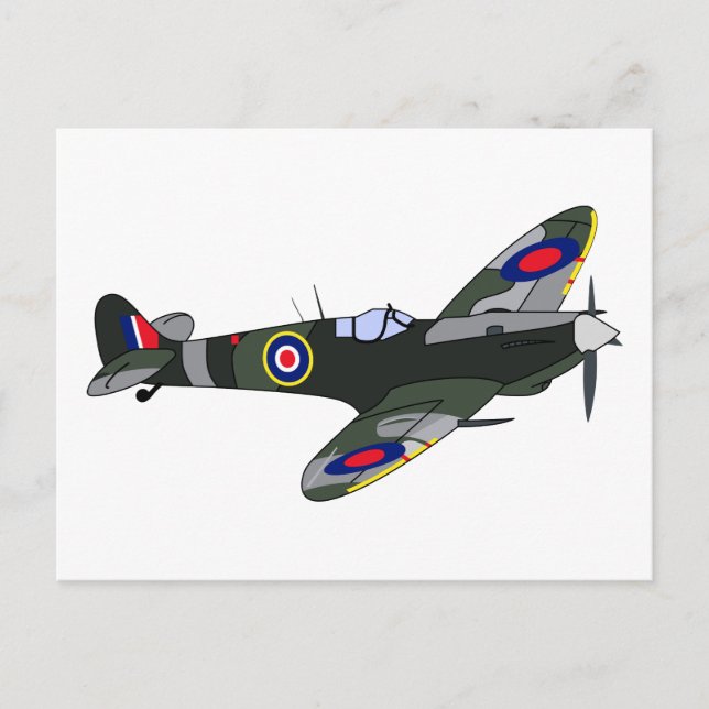 Cartão Postal Spitfire (Frente)