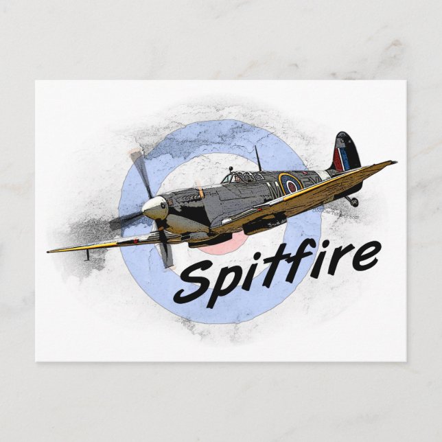 Cartão Postal Spitfire (Frente)