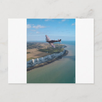 Cartão Postal Spitfire over England